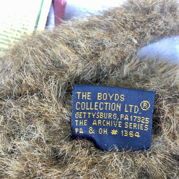 Boyds Bear Archive Collection Eden Retired 1364 Bearwear Cardigan & Tags 6” EUC - Picture 9 of 10